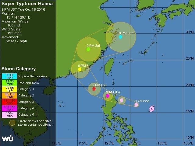 Typhoon Haima httpsiconswxugcomhurricane2016haimatracki