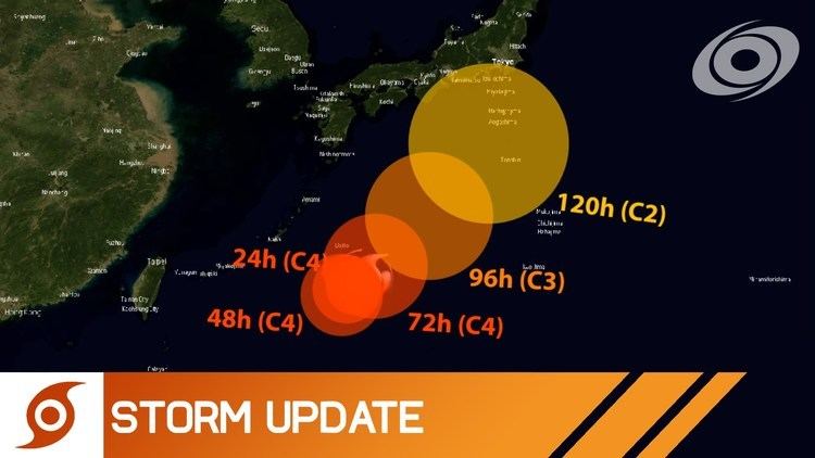 Typhoon Lionrock (2016) Typhoon Lionrock intensifies Update 1 1400 UTC August 24 2016
