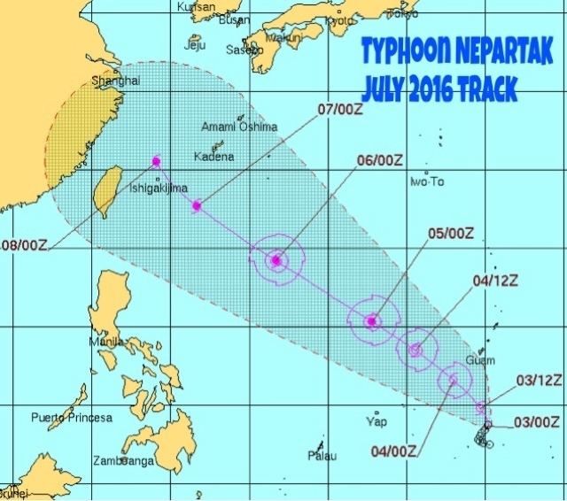Typhoon Nepartak (2016) Typhoon NEPARTAK 2016 Latest Updates