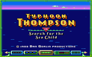 Typhoon Thompson Atari ST Typhoon Thompson in Search for the Seachild scans dump