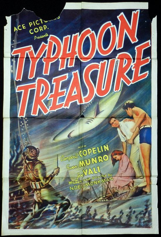 Typhoon Treasure TYPHOON TREASURE 1938 Australian Cinema VINTAGE Original Movie Poster