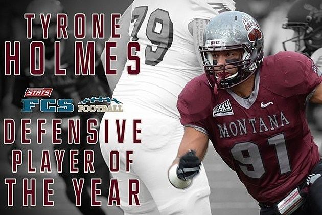 Tyrone Holmes (American football) Former Griz DE Tyrone Holmes Drafted By Jacksonville Jaguars In 6th