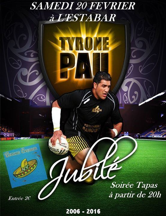 Tyrone Pau Soire pour le jubil de Tyrone PAU at Bodega Estabar Carcassonne