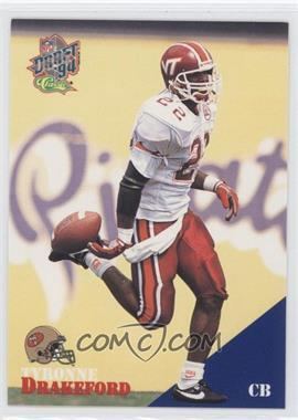 Tyronne Drakeford 1994 Classic NFL Draft Base 54 Tyronne Drakeford COMC Card