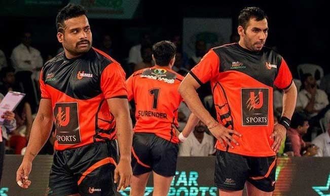 U Mumba Pro Kabaddi League 2015 Live Score U Mumba 36 win against