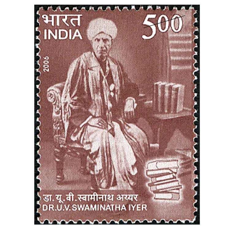 U. V. Swaminatha Iyer India 2006 Dr UV Swaminatha Iyer Phila Art