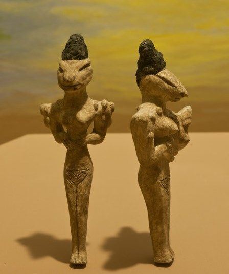 Ubaid period Ubaidian Goddess figurines the Ubaid period circa 6500 to 3800 BC