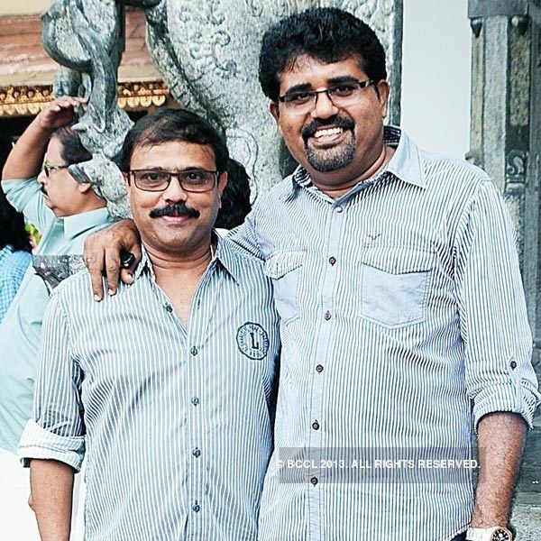 Udaykrishna–Sibi K. Thomas Sibi K Thomas and Jose Thomas during Joy Mathew39s film puja