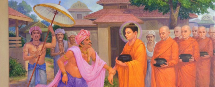 Father Shuddhodhan trying to take back Buddha home