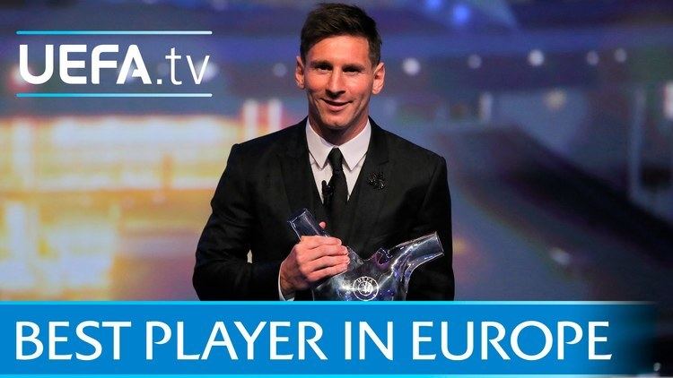 UEFA Best Player in Europe Award Lionel Messi wins UEFA Best Player in Europe Award YouTube