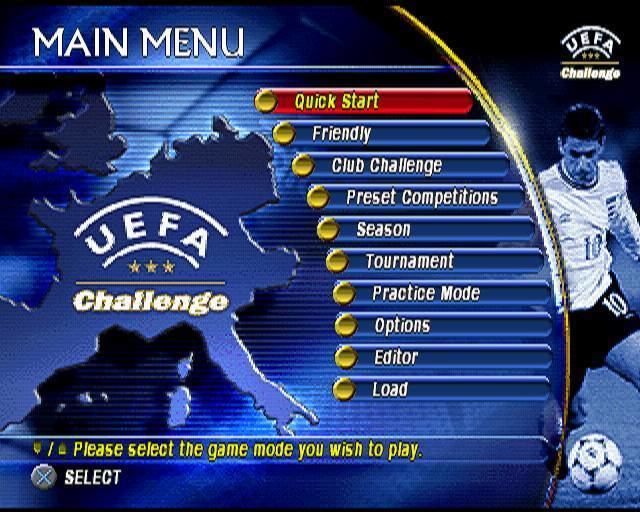 UEFA Challenge UEFA Challenge User Screenshot 4 for PlayStation GameFAQs