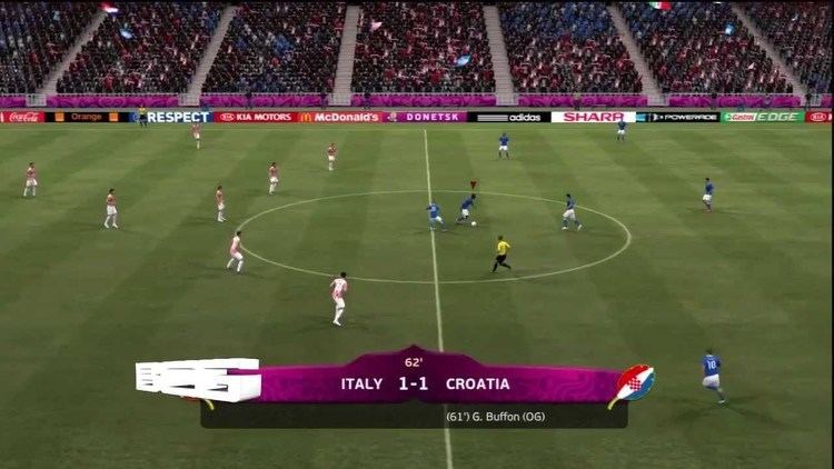 UEFA Euro 2012 (video game) UEFA Euro 2012 Italy vs Croatia Gameplay Match Prediction YouTube