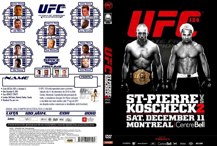 UFC 124 UFC 124 Capas e Covers Gratis