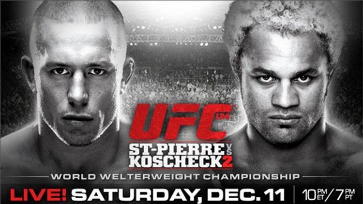 UFC 124 Georges St Pierre vs Josh Koscheck Full Fight UFC 124 YouTube