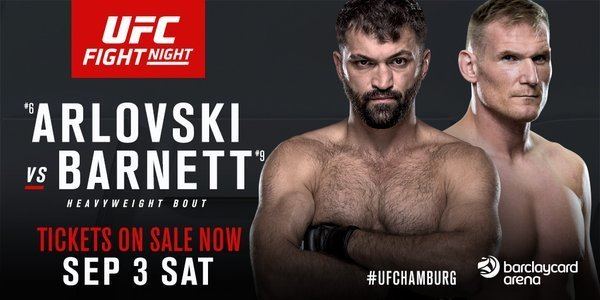 UFC Fight Night: Arlovski vs. Barnett Andrei Arlovski vs Josh Barnett headlines UFC Fight Night in