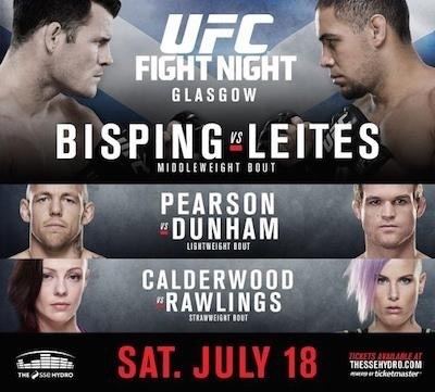 UFC Fight Night: Bisping vs. Leites wwwthemmawaycomimageseventsufcfightnightbi