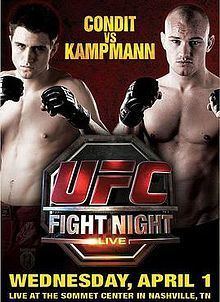 UFC Fight Night: Condit vs. Kampmann httpsuploadwikimediaorgwikipediaenthumb0