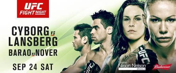 UFC Fight Night: Cyborg vs. Lansberg UFC FIGHT NIGHT CYBORG vs LANSBERG FIGHTER QUOTES REAL COMBAT MEDIA