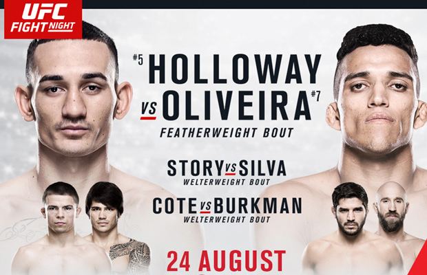 UFC Fight Night: Holloway vs. Oliveira UFC Fight Night 74 Holloway vs Oliveira solommacom solommacom