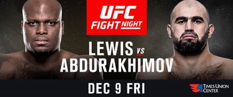 UFC Fight Night: Lewis vs. Abdurakhimov Watch UFC Fight Night 102 Lewis vs Abdurakhimov 12916 9th December