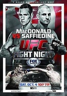 UFC Fight Night: MacDonald vs. Saffiedine httpsuploadwikimediaorgwikipediaenthumb7