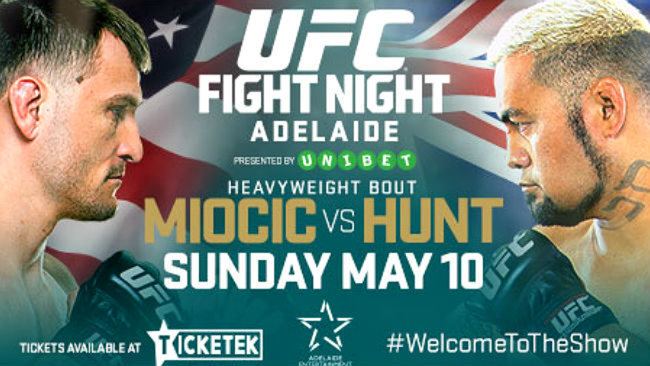 UFC Fight Night: Miocic vs. Hunt UFC Adelaide Entertainment Centre AroundYou