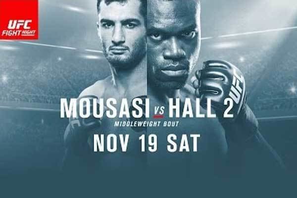 UFC Fight Night: Mousasi vs. Hall 2 UFC Fight Night 99 Mousasi vs Hall 2 Results From Belfast