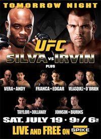 UFC Fight Night: Silva vs. Irvin wwwmmaconvertcomwpcontentuploads200807ufn
