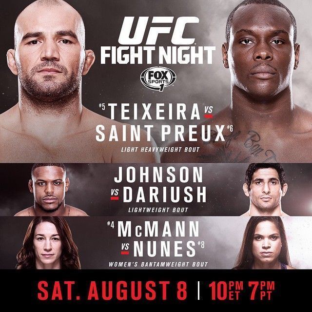 UFC Fight Night: Teixeira vs. Saint Preux httpswwwmmacorecomimagesimagesoriginal91