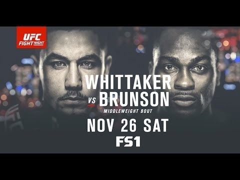 UFC Fight Night: Whittaker vs. Brunson UFC Fight Night Melbourne Whittaker v Brunson Predictions YouTube