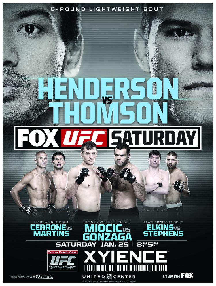 UFC on Fox: Henderson vs. Thomson wwwmmaoddsbreakercomwpcontentuploads201401