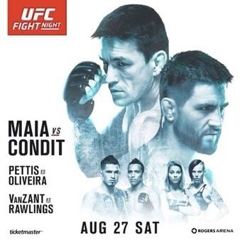 UFC on Fox: Maia vs. Condit UFC on FOX 21 Maia vs Condit MMA Event Page Tapology