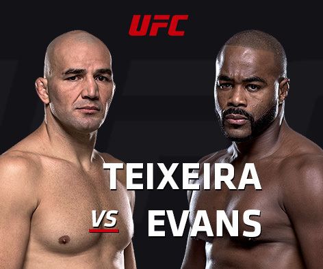 UFC on Fox: Teixeira vs. Evans UFC on FOX 19 Evans vs Teixeira Event Page and Fight Card