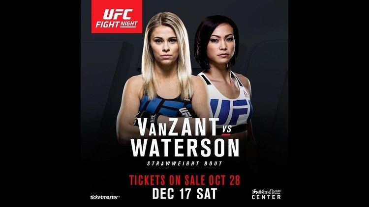 UFC on Fox: VanZant vs. Waterson UFC on FOX 22 Paige VanZant vs Michelle Waterson Promo YouTube
