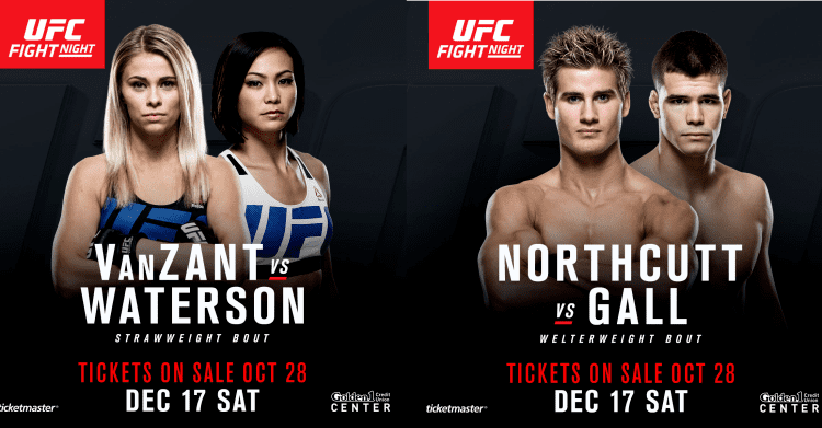 UFC on Fox: VanZant vs. Waterson UFC on FOX 22 live stream Watch VanZant vs Waterson online