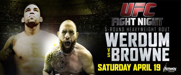 UFC on Fox: Werdum vs. Browne Pic UFC on FOX 11 poster firstlook for 39Werdum vs Browne39 on