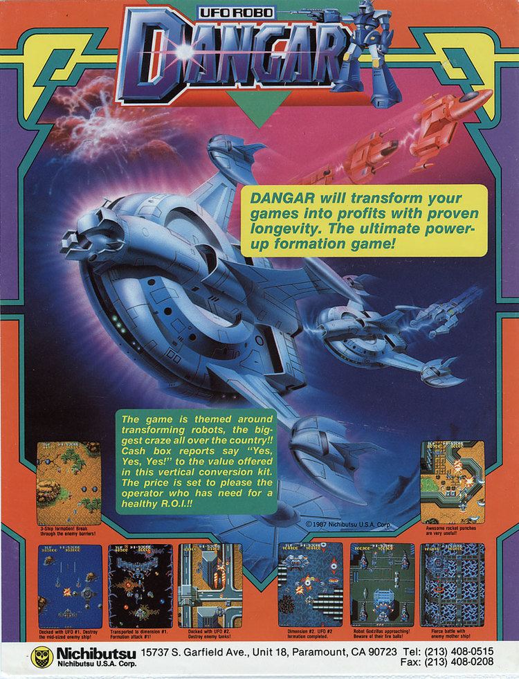 UFO Robo Dangar The Arcade Flyer Archive Video Game Flyers UFO Robo Dangar