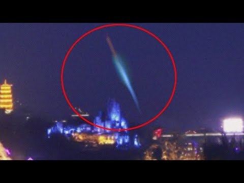 UFO sightings in China Spectacular UFO lights Caught Over China Latest UFO Sightings From