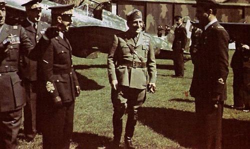 Ugo Cavallero Italian Forces Italian Supreme Commander at Guidonia