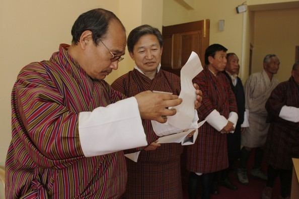Ugyen Tshering Ugyen Tshering in Bhutan Prepares For Historical Elections Zimbio