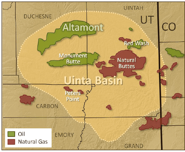 Uintah Basin Uinta Basin Colorado Maps Operators Rigs Jobs