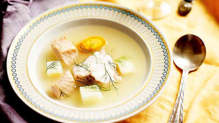 Ukha Russian fish soup ukha recipe SBS Food