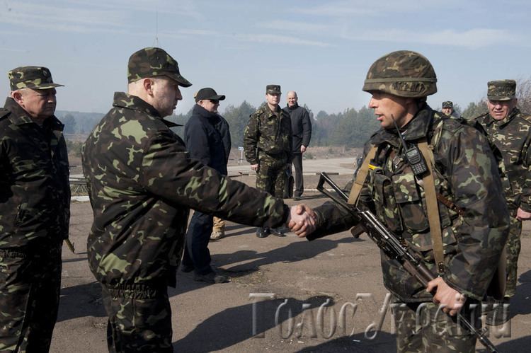 Ukrainian Ground Forces News 2 Oleksandr Turchynov Ukrainian army is ready to protect our
