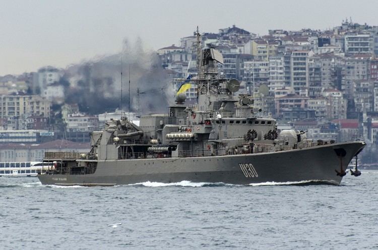 Ukrainian Navy Ukrainian Navy flagship heads home and proves she did not defect to