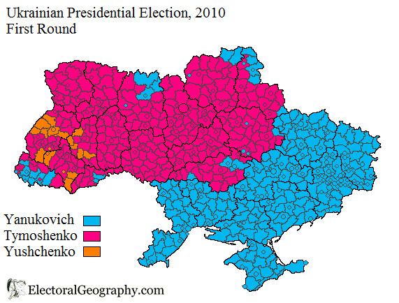 Ukrainian presidential election, 2010 httpswwwelectoralgeographycomnewenwpconte