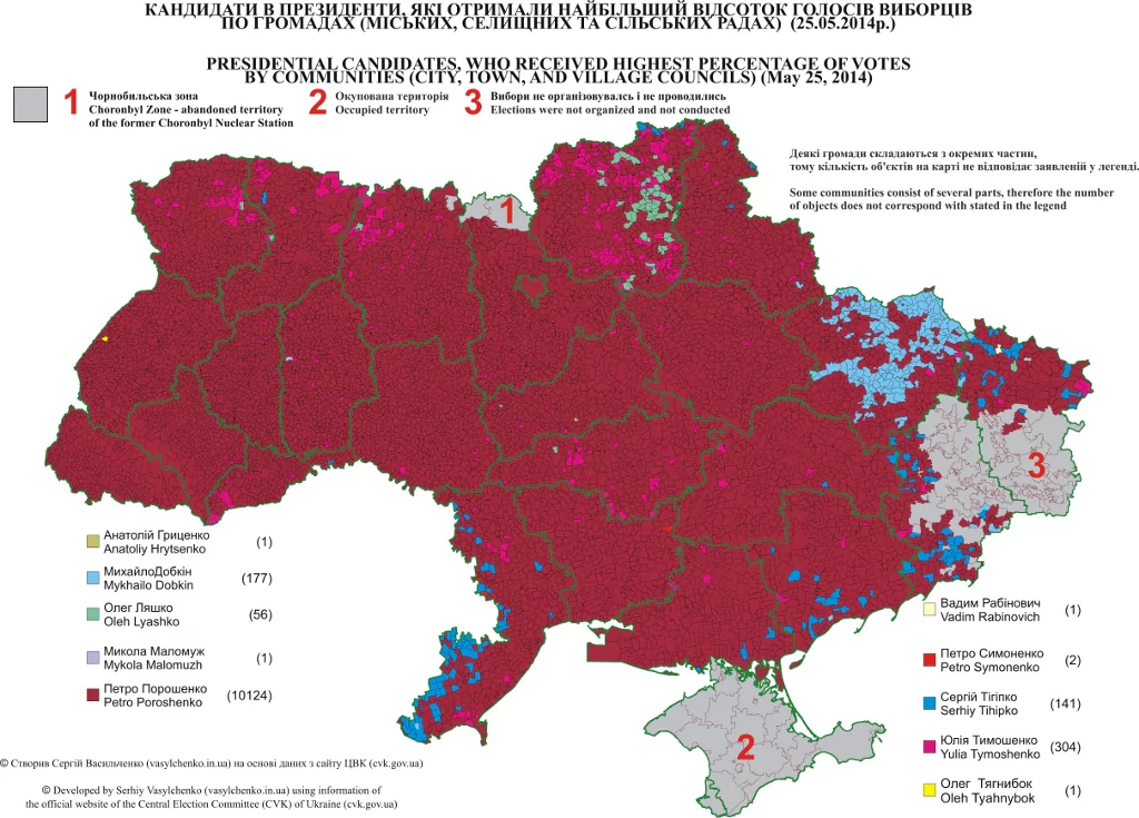Ukrainian presidential election, 2014 httpsimgwashingtonpostcomblogsmonkeycagef
