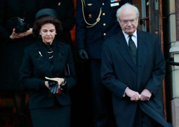 Ulf Dinkelspiel Swedish Royals attend funeral service for Ulf Dinkelspiel