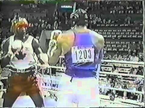 Ulli Kaden Lennox Lewis vs Ulli Kaden Olympics 1988 Great KO YouTube