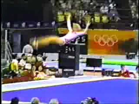 Ulrike Klotz Gymnastics 1988 Seoul Olympics AA Ulrike Klotz GDR FX YouTube