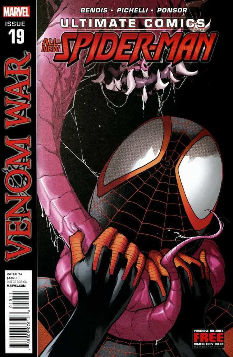 Ultimate Comics: Spider-Man Ultimate Comics SpiderMan 19 Venom War Part 1 Issue
